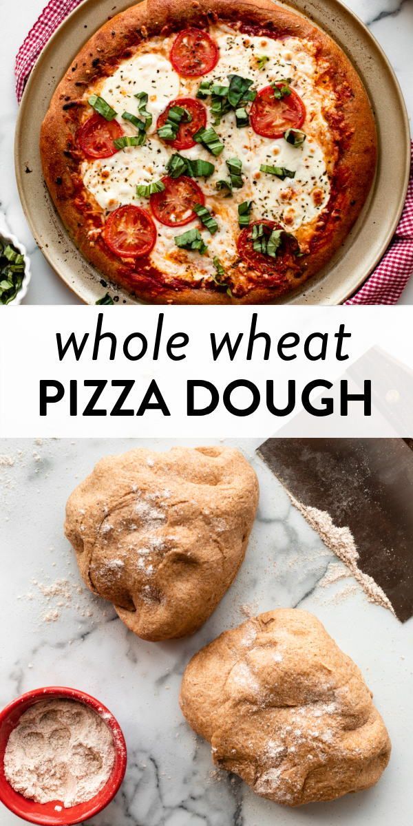 No-Knead Overnight Whole Wheat Pizza Dough with Sun-Dried Tomato Pesto
