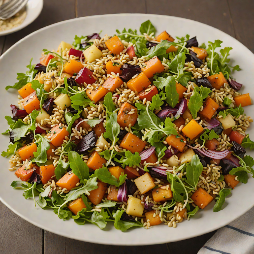 Northbound Barley and Roasted Root Vegetable Salad