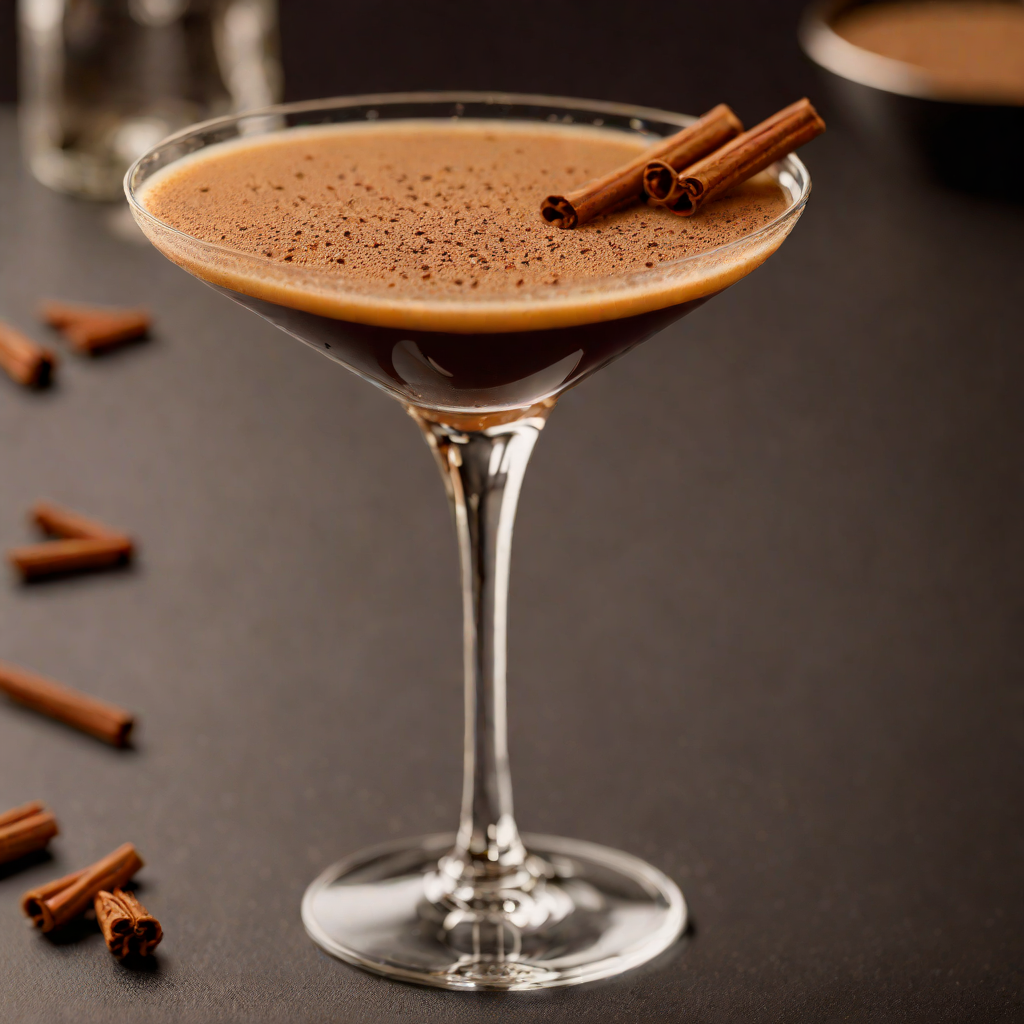 Velvety Espresso Cinnamon Martini