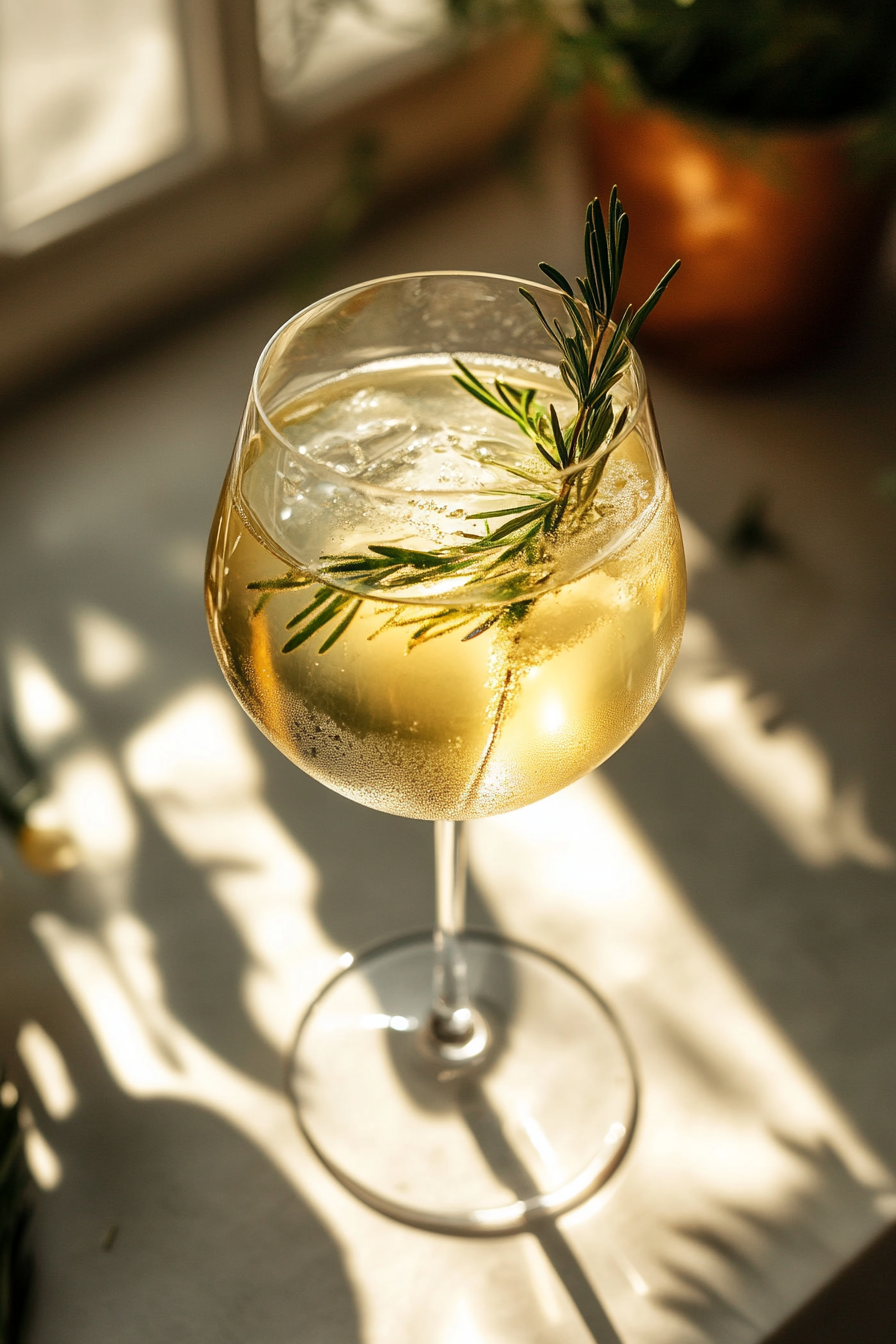 Sparkling Rosehip and Elderflower Cooler