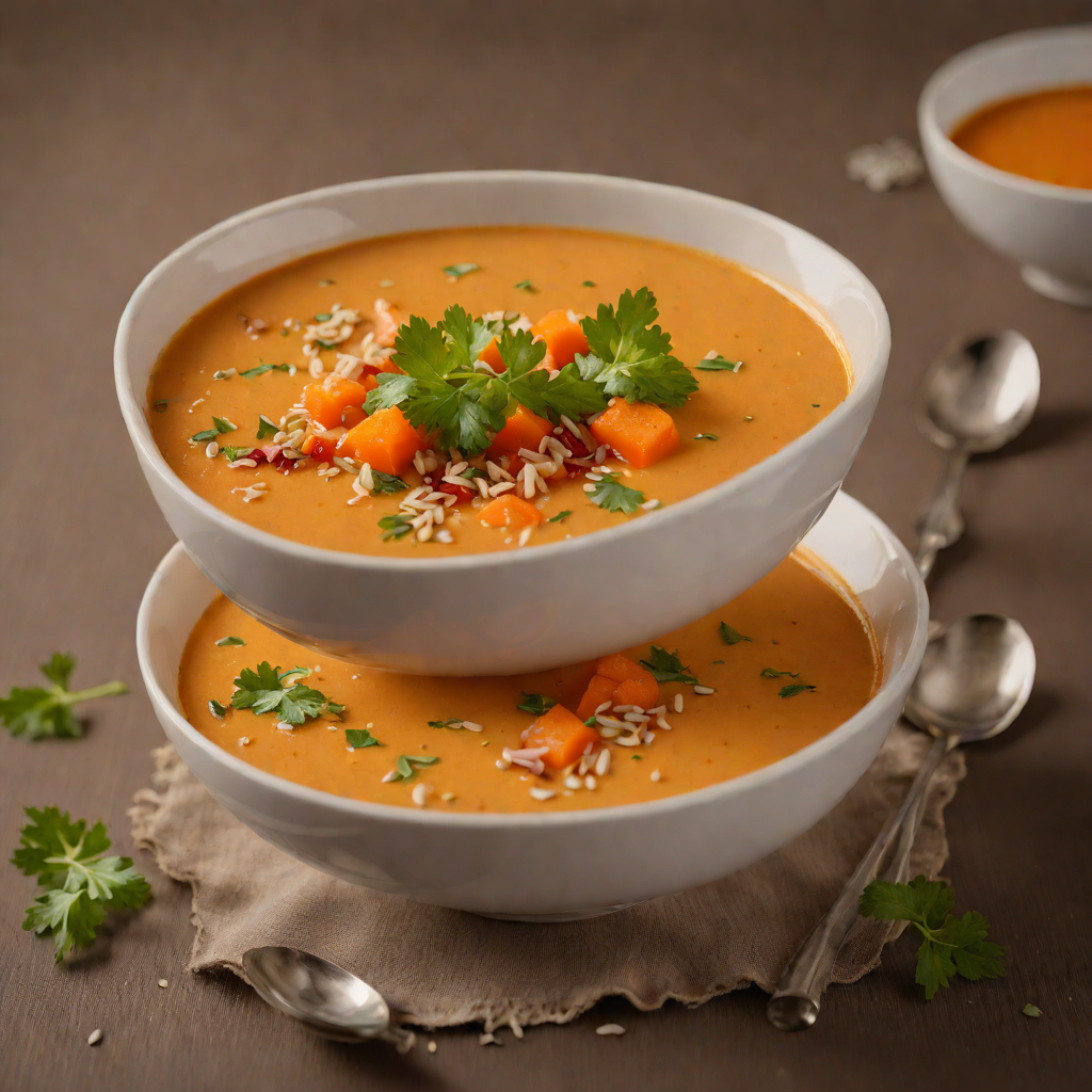 Garlic-Chili Honey Glazed Carrot Soup