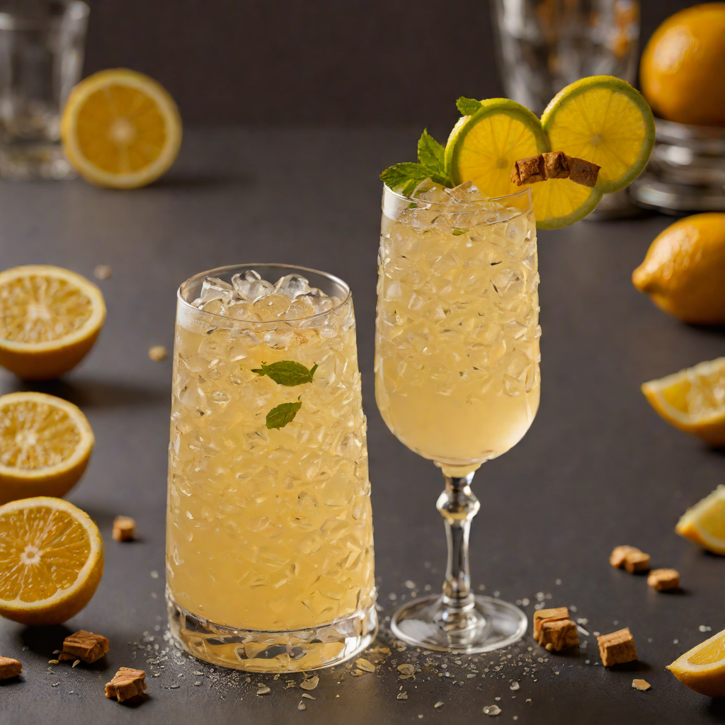 Shimmering Ginger Citrus Fizz