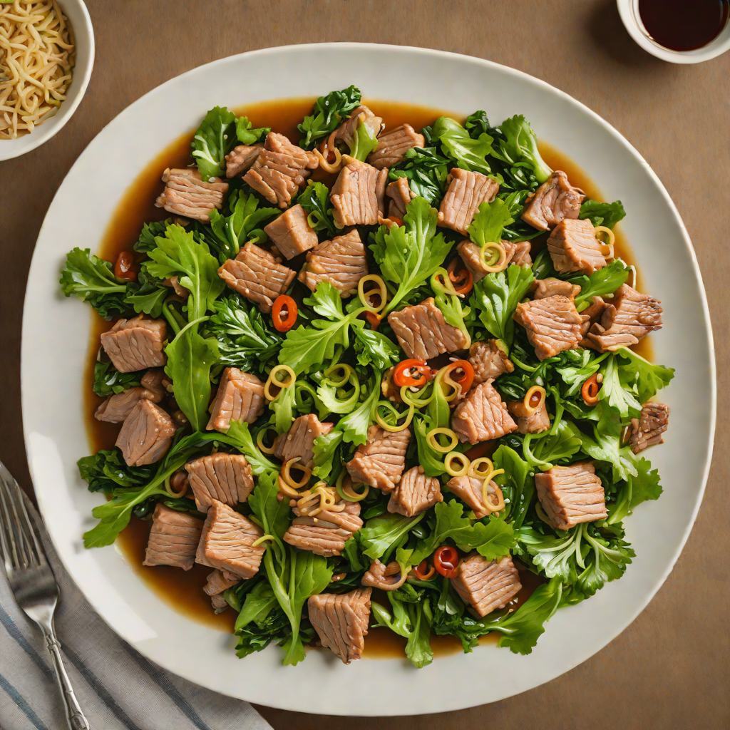 Stir-Fried Hakka-Style Pork with Pickled Mustard Greens