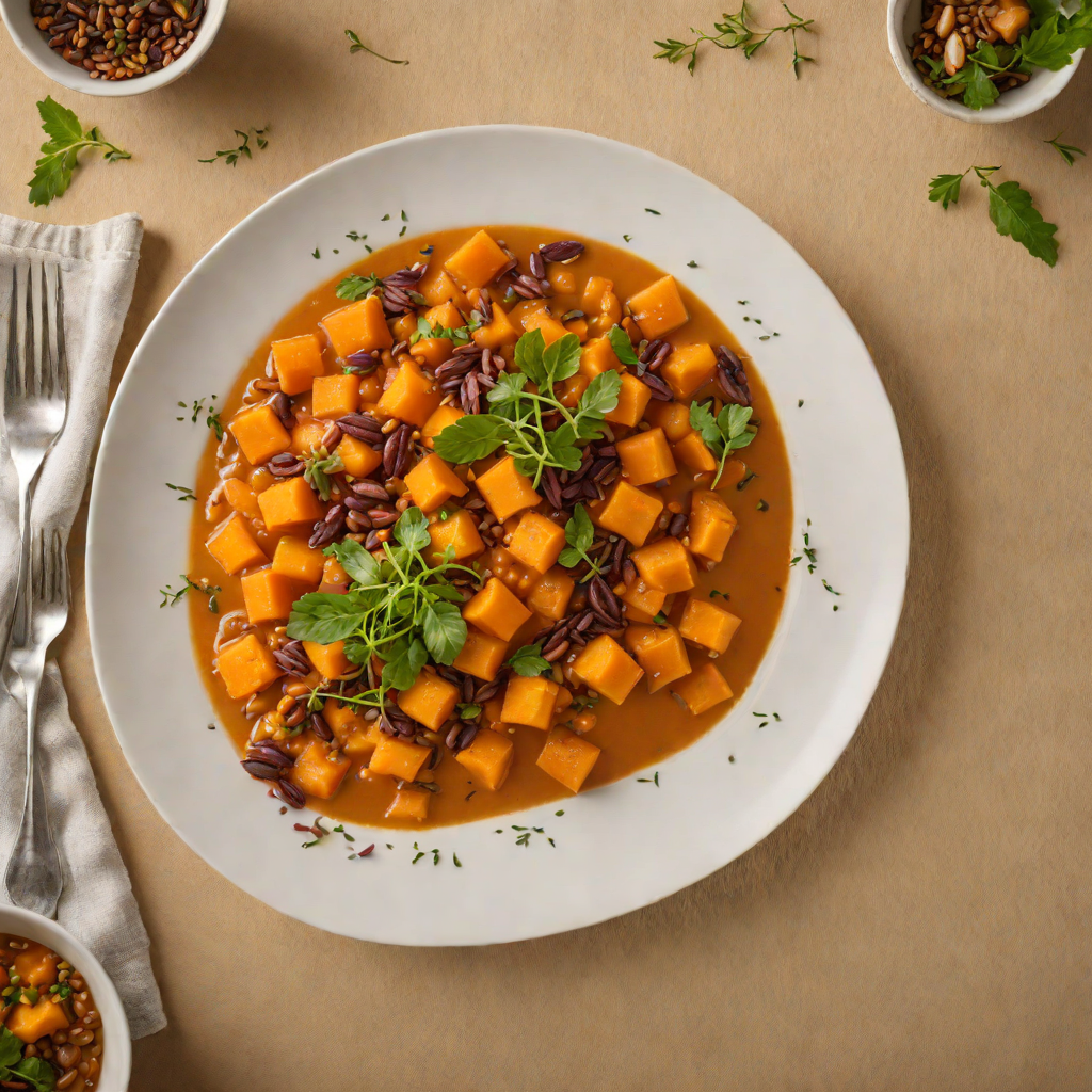 Slow-Cooked Wattleseed and Sweet Potato Stew