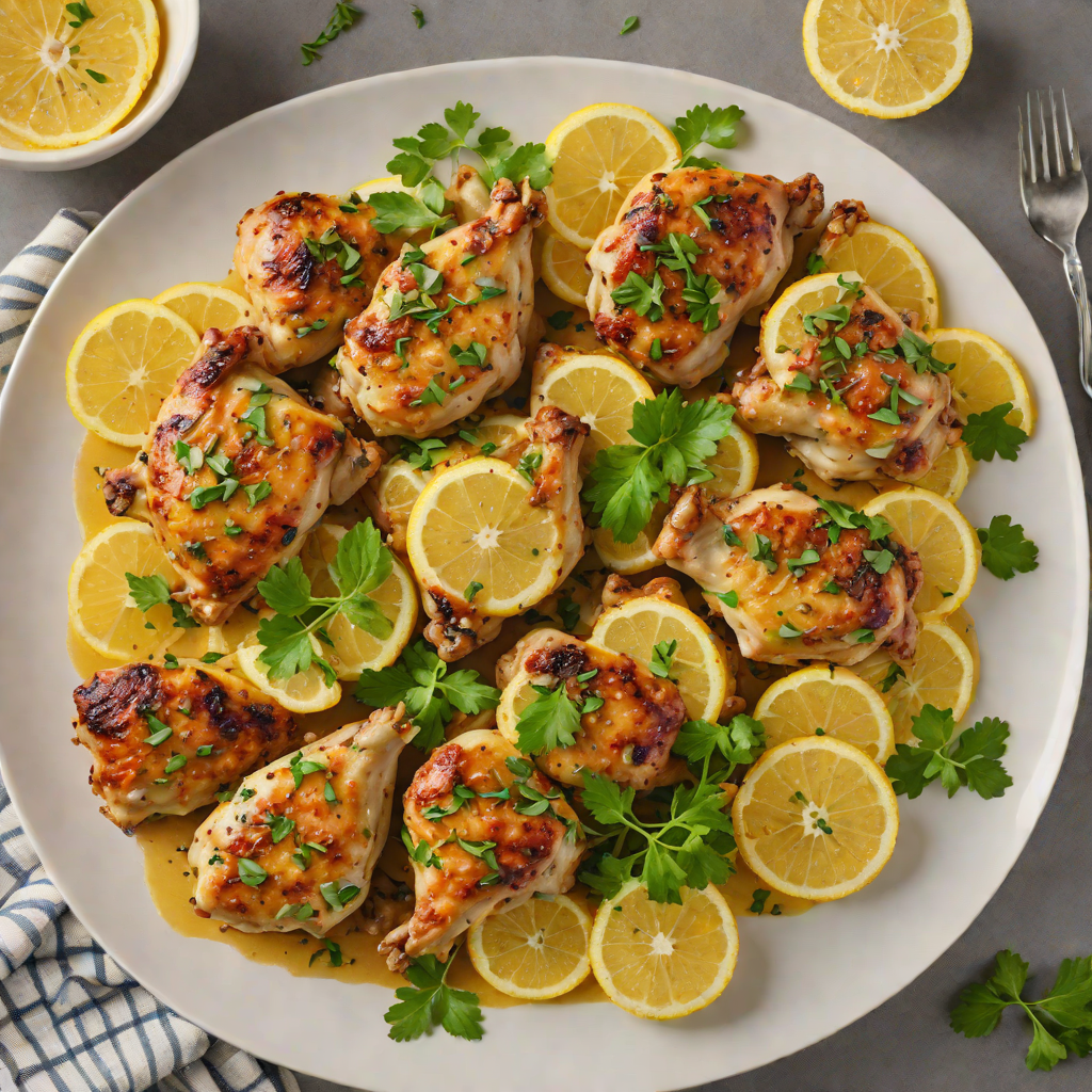 Quick Sautéed Garlic Lemon Chicken Thighs