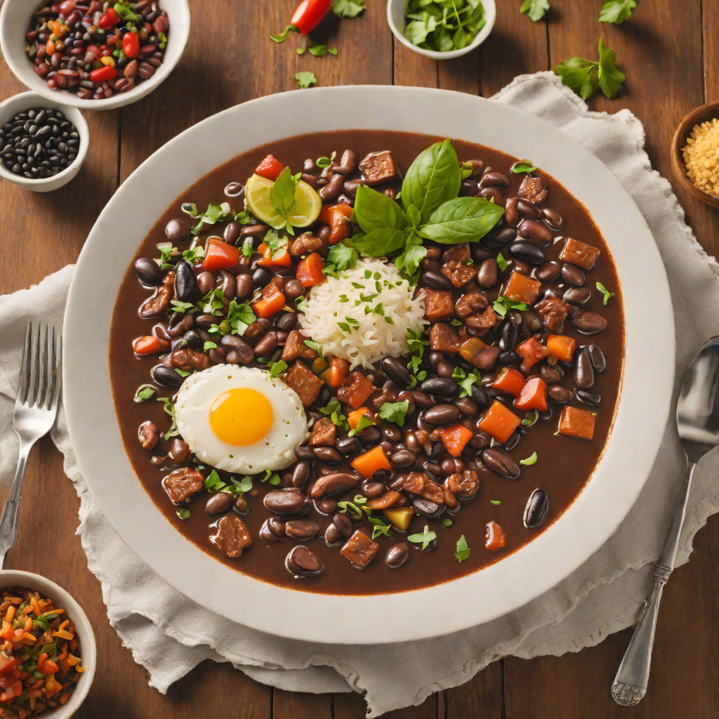 Slow-Cooked Brazilian Feijoada Black Bean Stew