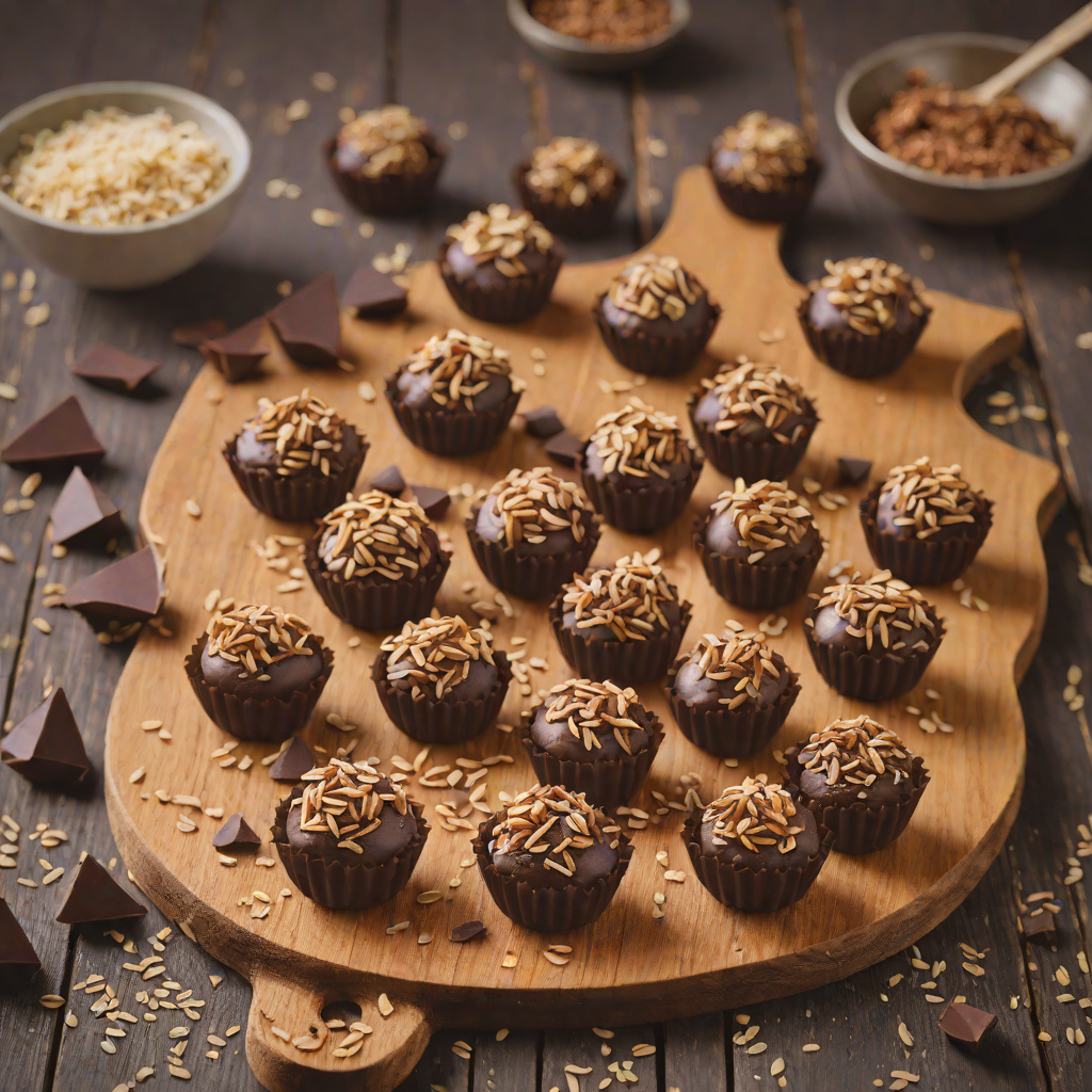 No-Bake Chocolate Oat Truffle Bites