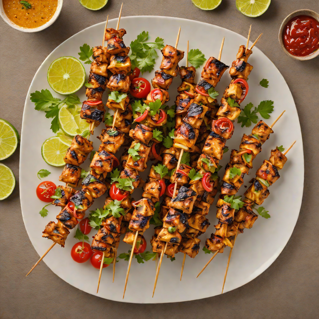 Grilled Senegalese-Style Spiced Chicken Skewers