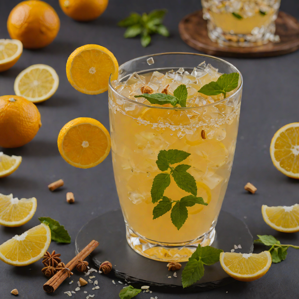 Citrus-Honey Ginger Tea for Cold Symptom Relief
