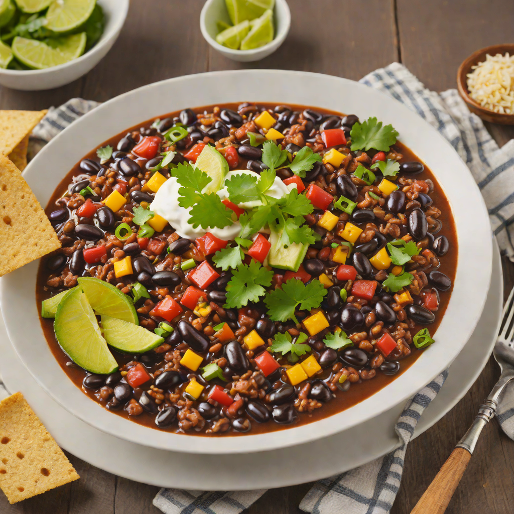 Spiced Vegan Tex-Mex Black Bean Chili