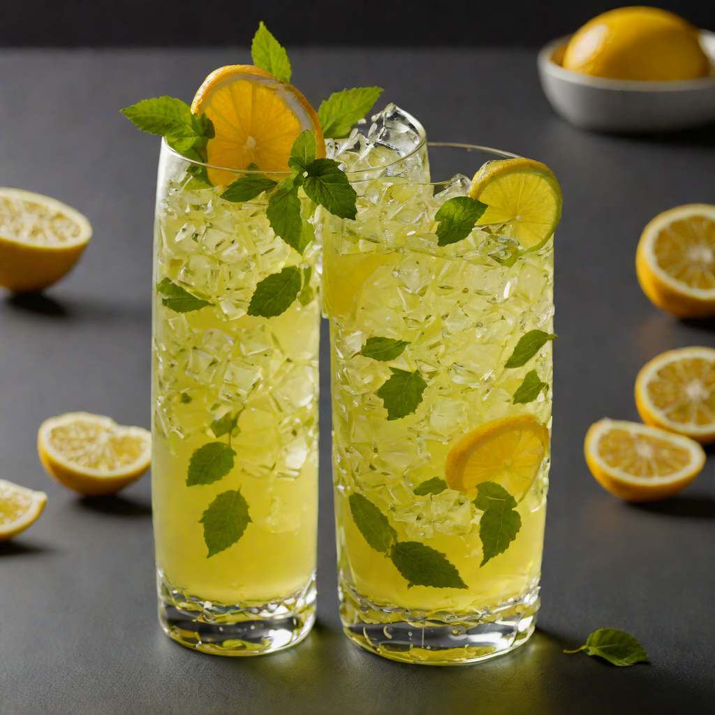 Citrus-Imbibed Green Tea Cooler