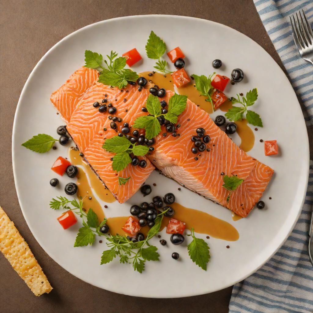 Milwaukee County Zoo-Inspired Penguin Peppercorn Salmon