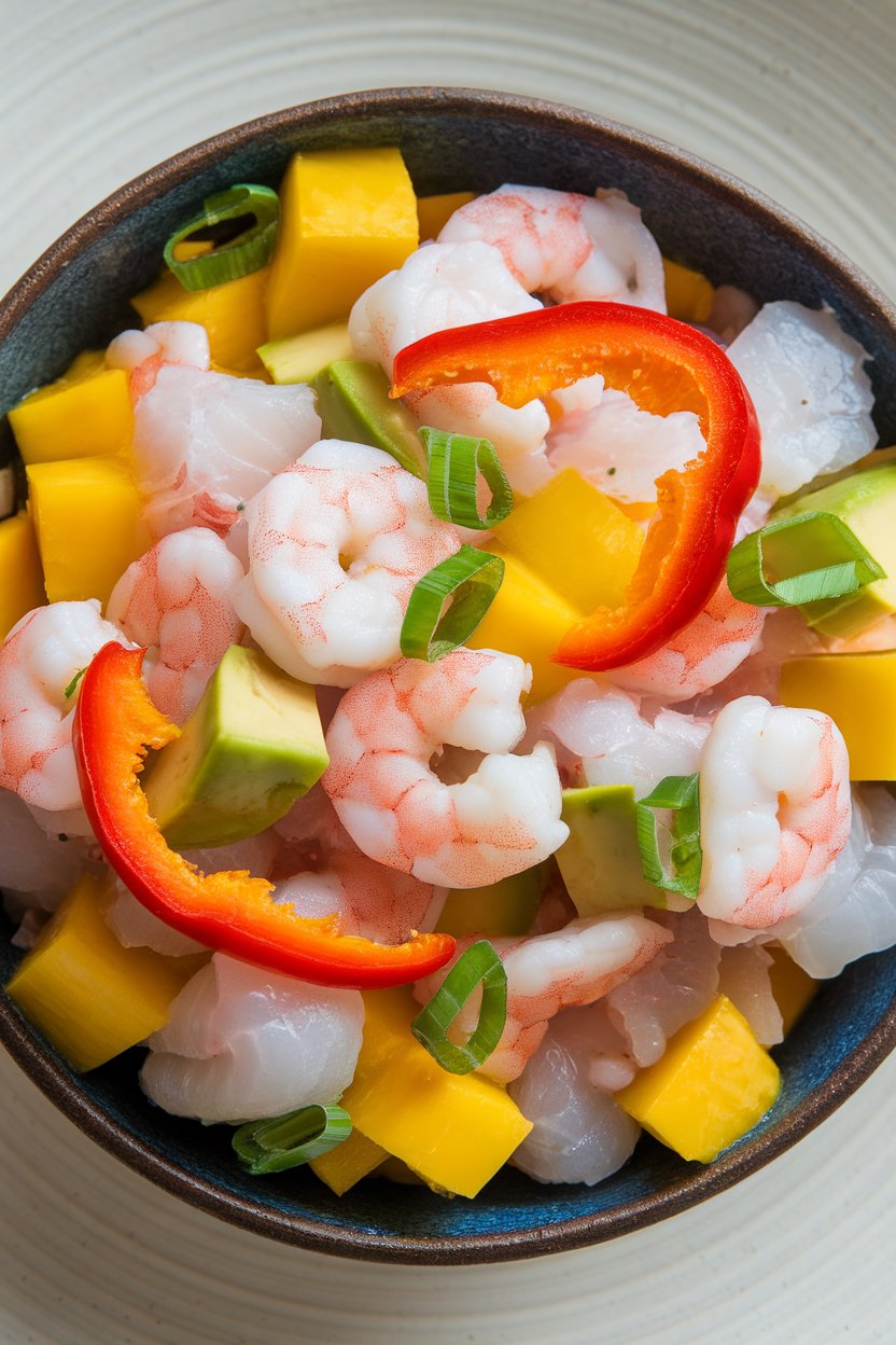 Puerto Rican Ceviche with Mango & Avocado