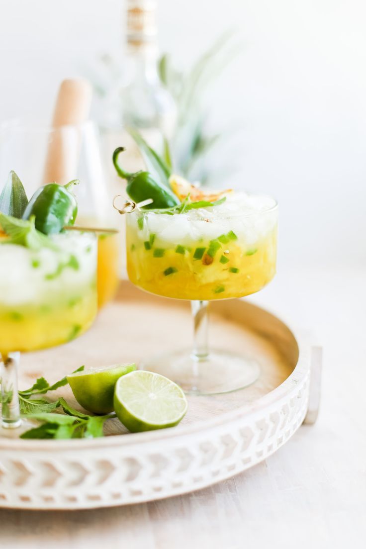 Muddled Pineapple Jalapeño Tequila Smash