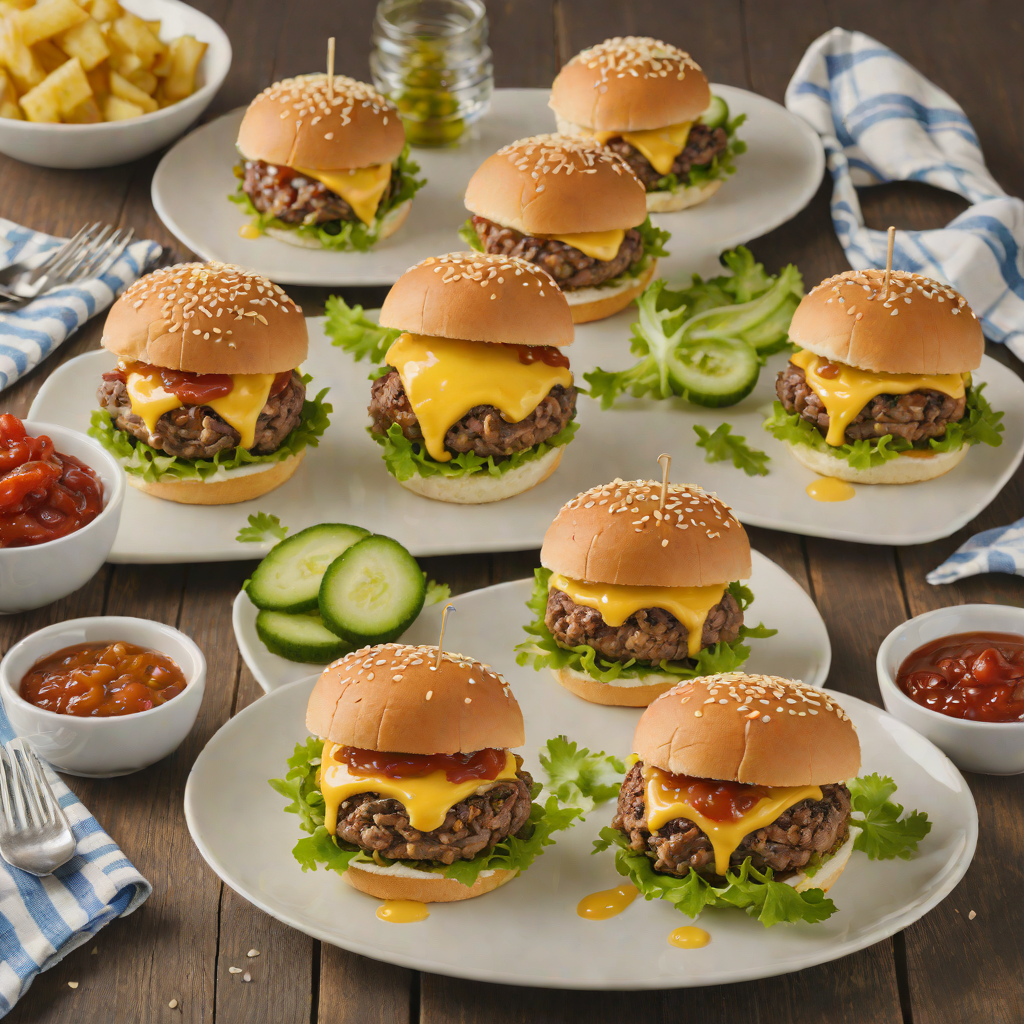 Baked Butter Burger Sliders with Pickle and Onion Relish