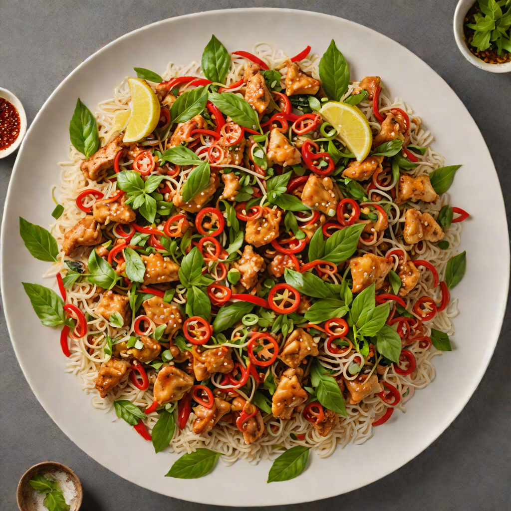 Stir-Fried Lemongrass Chicken with Thai Basil and Chili