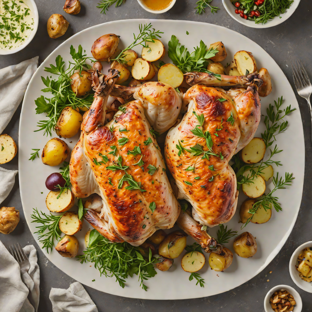 Sheet Pan Herb-Roasted Chicken with Yukon Potatoes