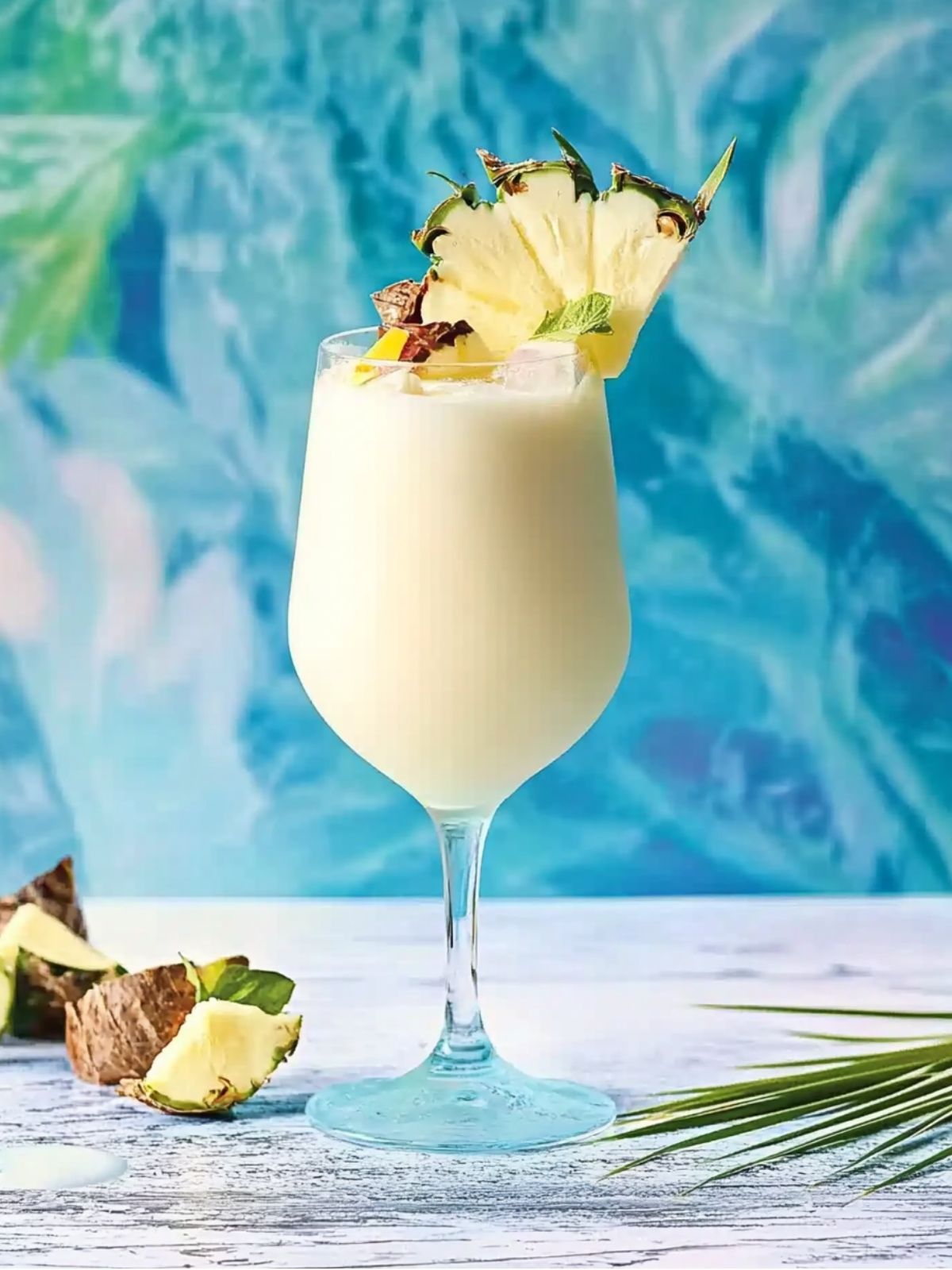 Tropical Almond Piña Colada with Amaretto