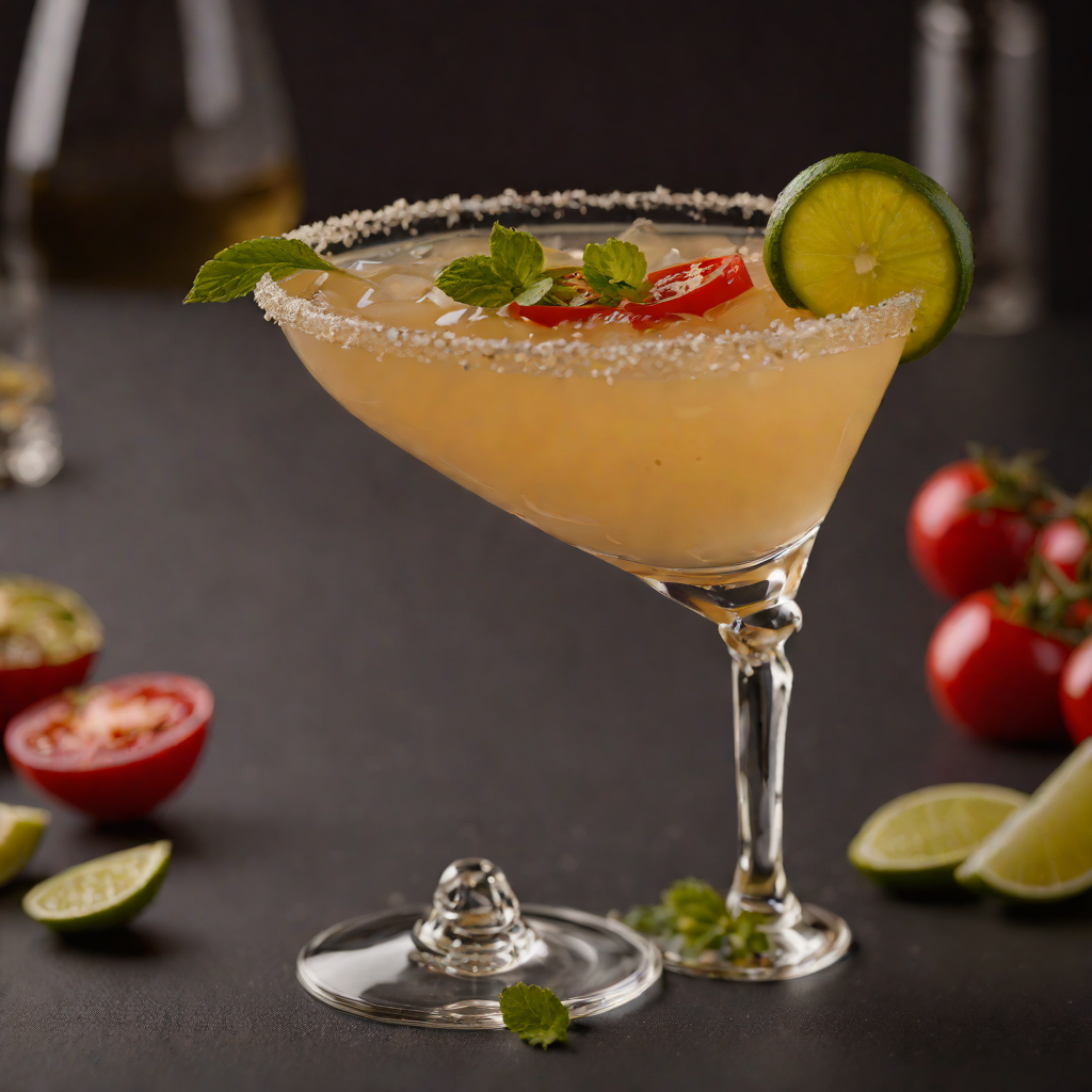 Manzanilla Sherry Tomato Mezcal Margarita