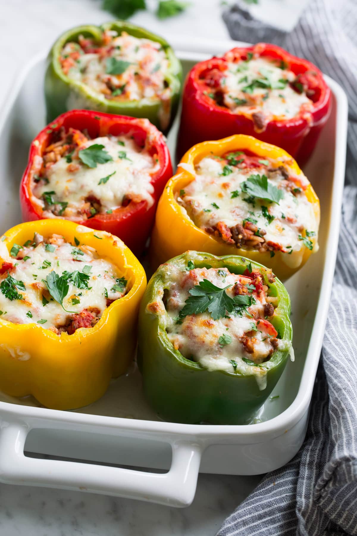 Zucchini and Spinach Stuffed Bell Pepper Wraps