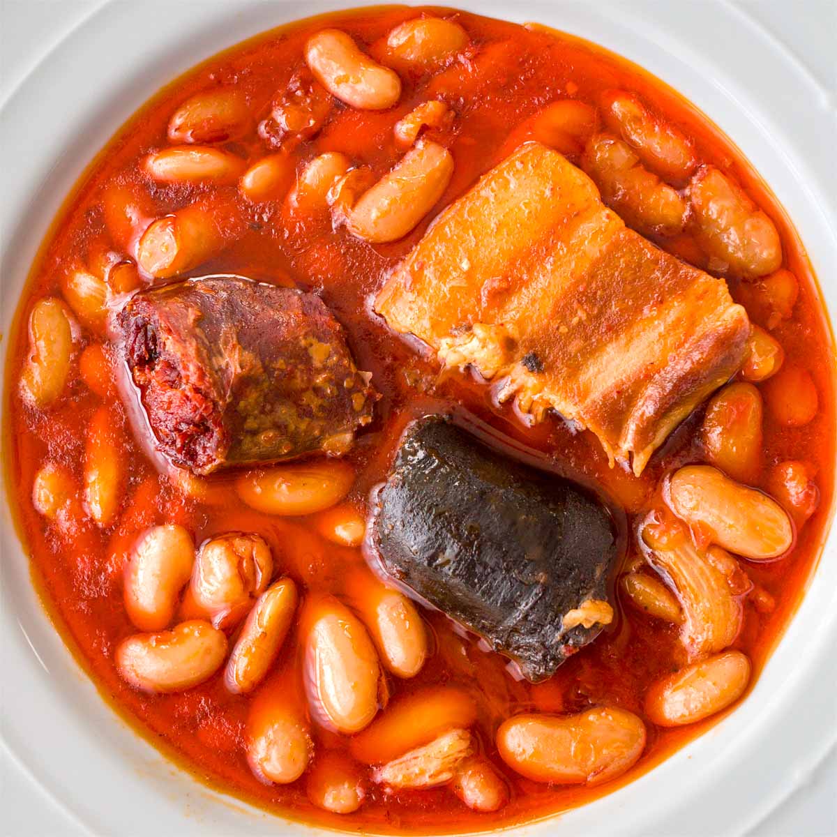 Slow-Cooked Fabada Asturiana with Chorizo and Beans