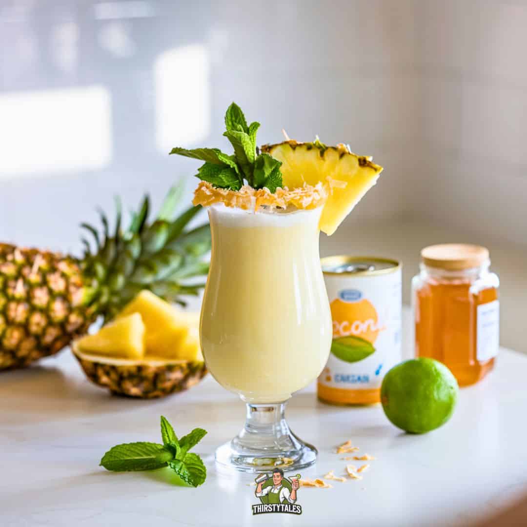 Tropical Cloud Shaker with Pineapple and Coconut