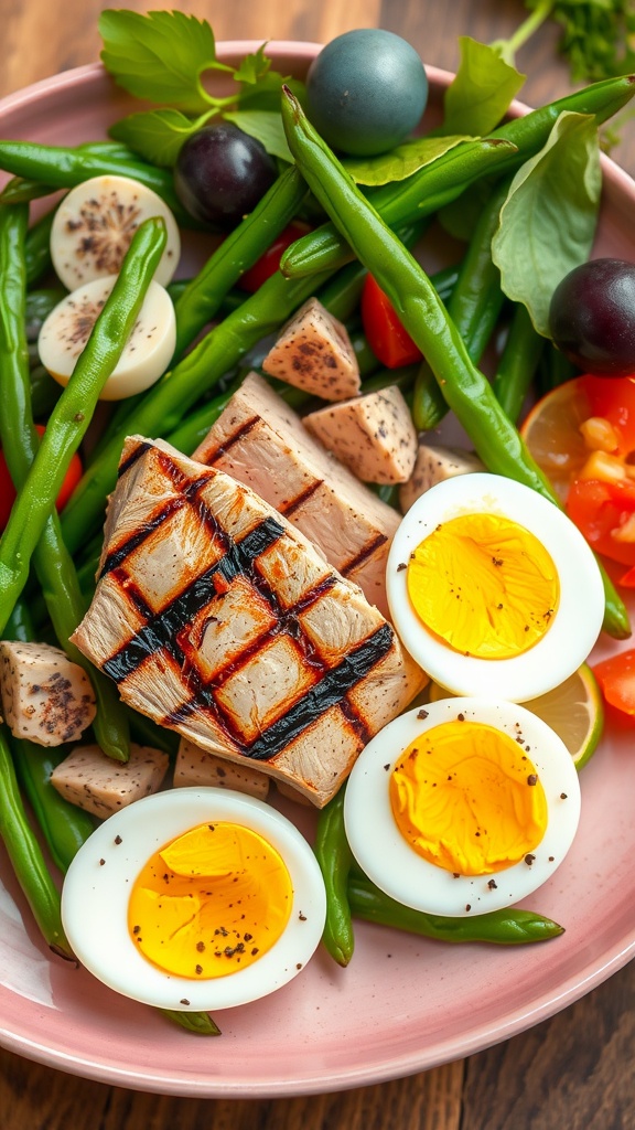 Salade Niçoise with Tuna and Hard-Boiled Eggs
