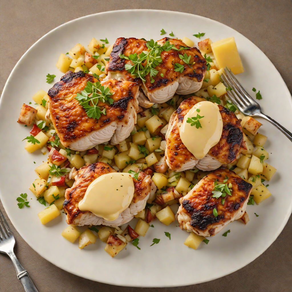 Pan-Seared Chicken Thighs with Yukon Gold Potato Hash