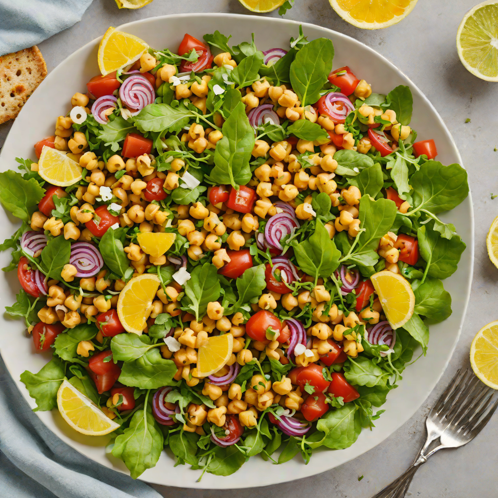 Citrus-Kissed Mediterranean Chickpea Salad