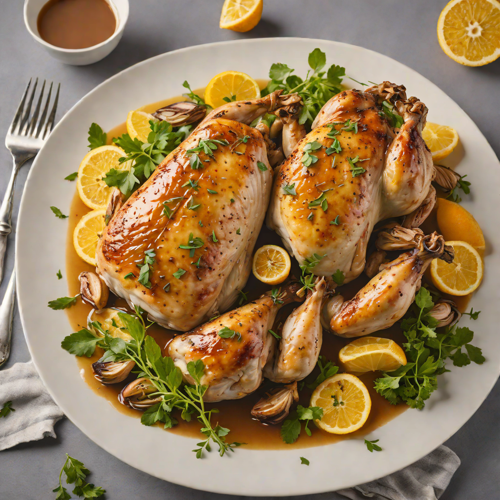 Slow-Braised Herb Chicken with Citrus Glaze