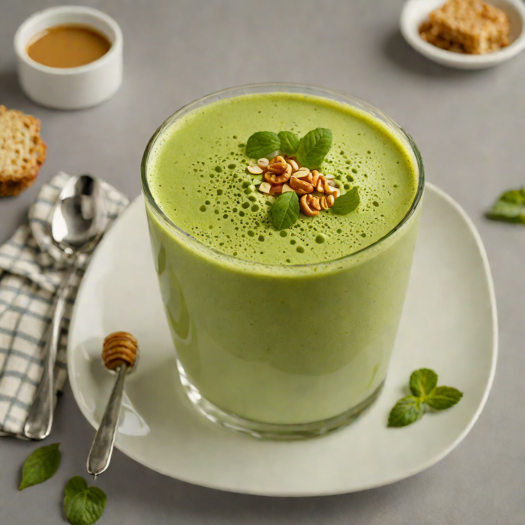 Iced Honey Matcha Latte