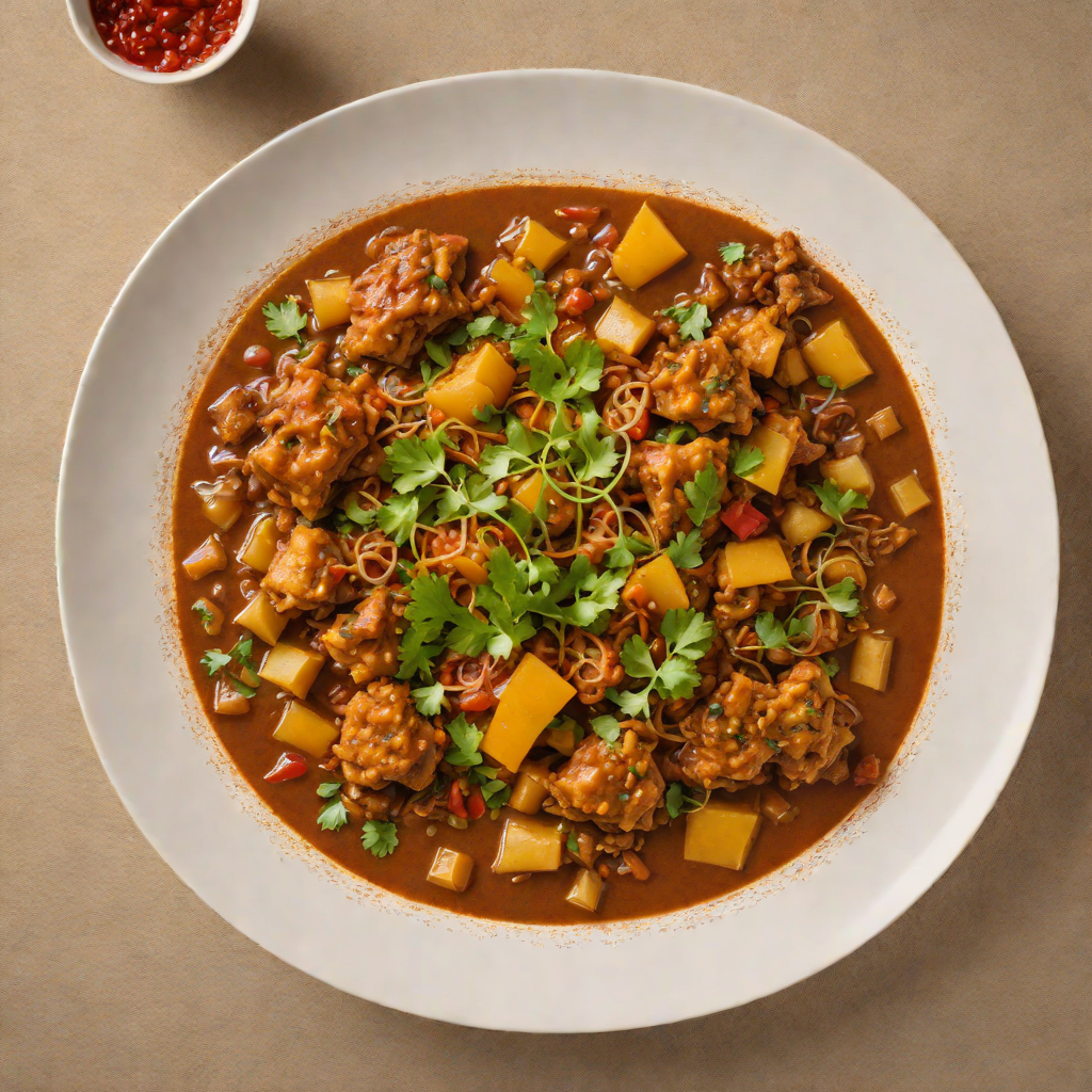 Layered Ethiopian-Inspired Chicken Stew with Caramelized Onion and Berbere