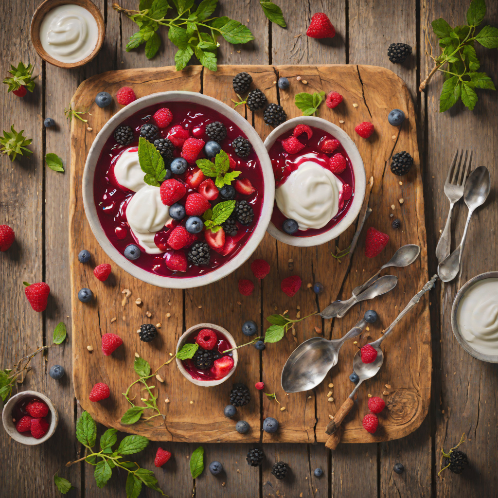 Yukon Wild Berry Compote with Vanilla Yogurt
