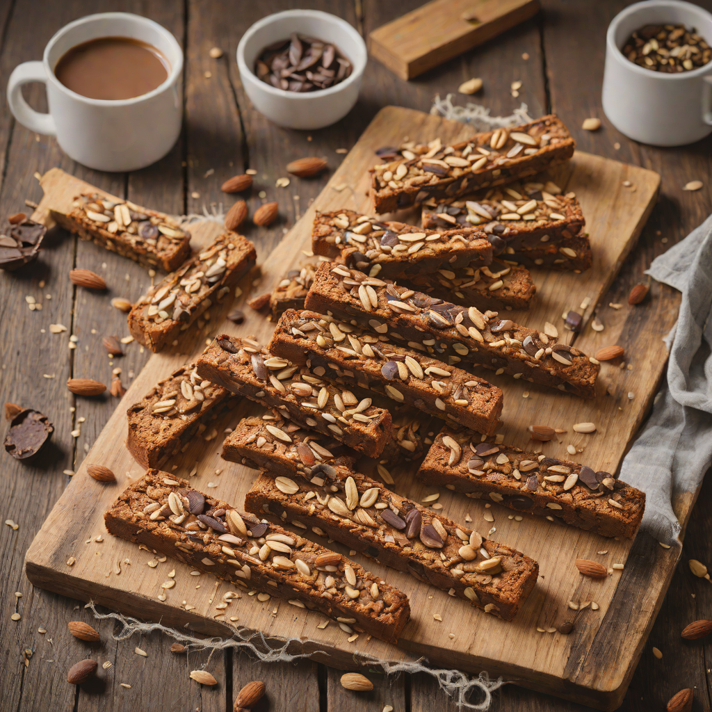 Half-Baked Chocolate and Almond Biscotti