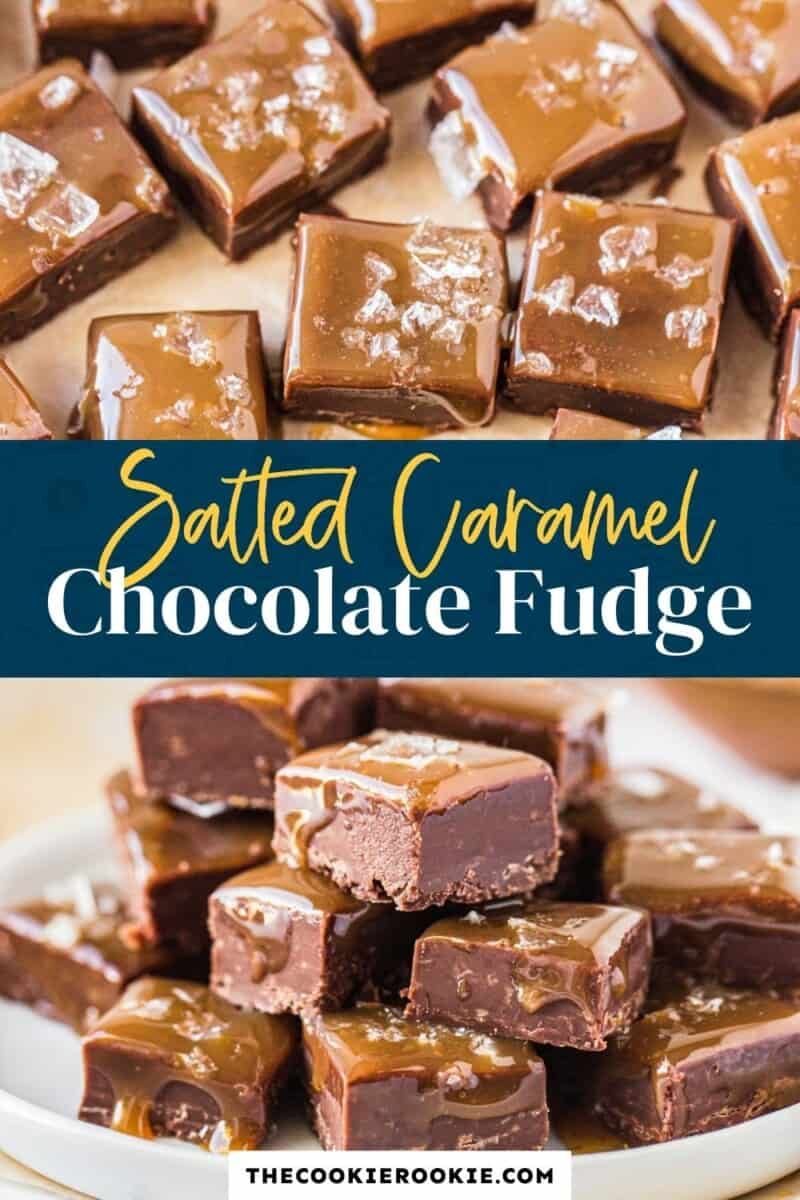 Five-Ingredient Salted Caramel Chocolate Fudge