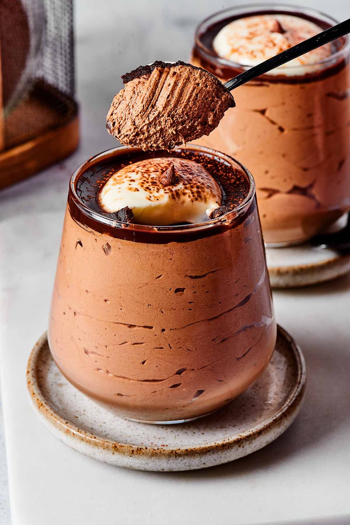 Quick Coffee-Infused Chocolate Mousse