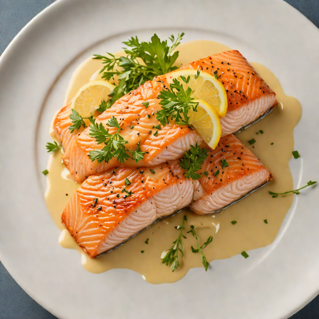 Pan-Seared Salmon with Jazz-Inspired Lemon Butter Sauce