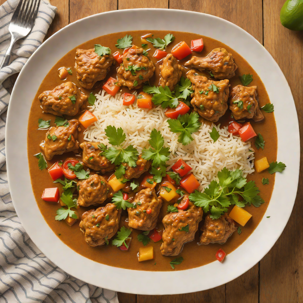 Quick Ethiopian-Inspired Berbere Chicken Curry in Coconut Sauce