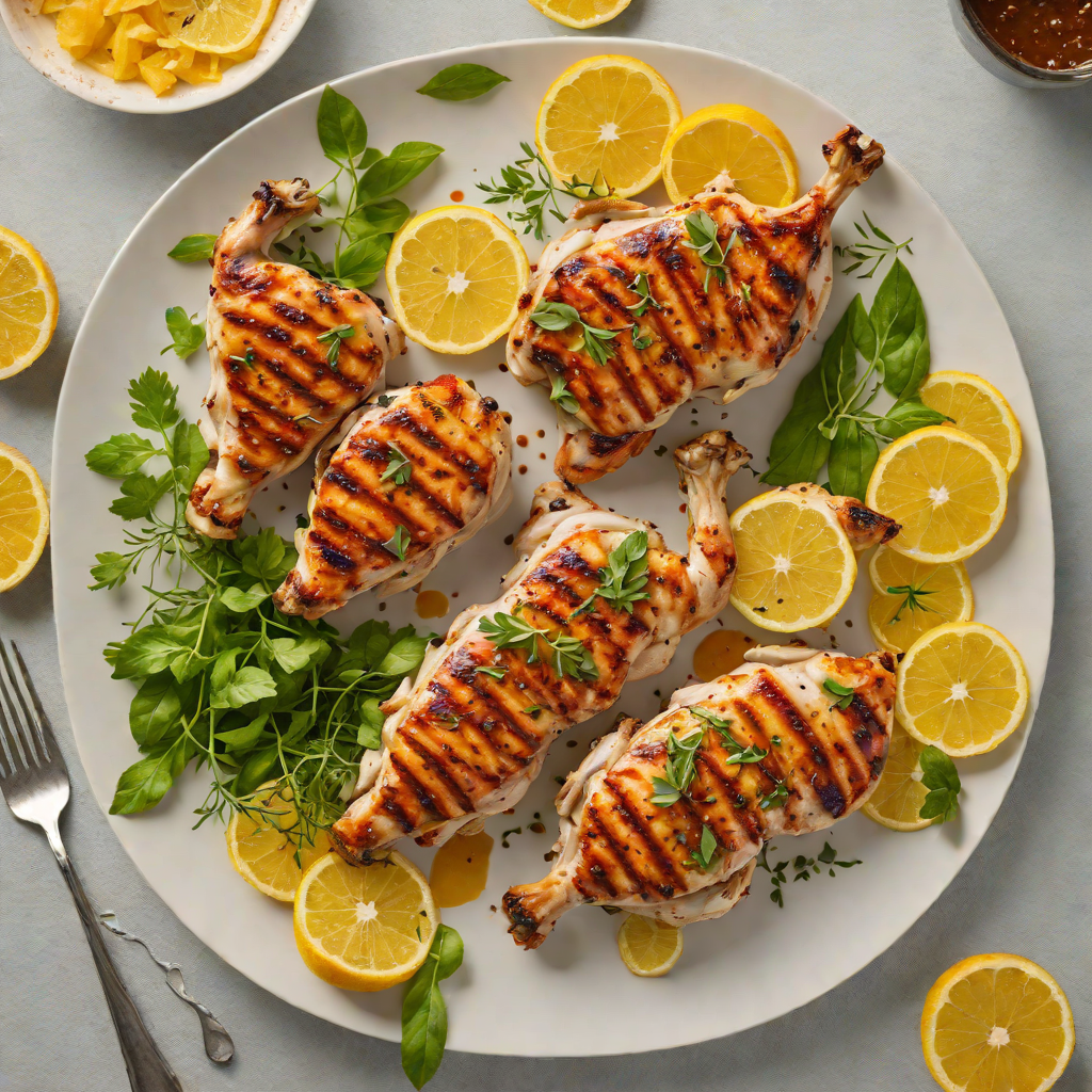 Herb-Scented Grilled Chicken with Citrus Marinade