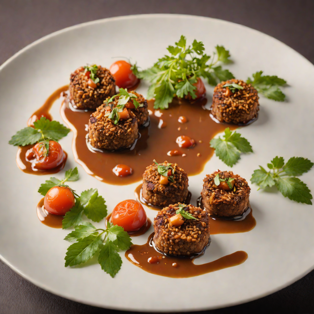 Macadamia-Crusted Kangaroo Medallions with Bush Tomato Chutney