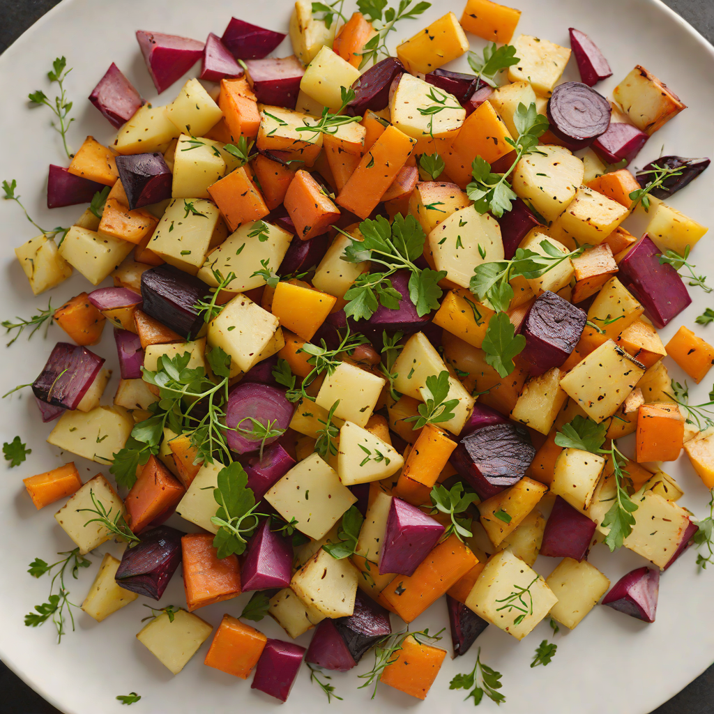 Midwest-Inspired Roasted Root Vegetable Medley