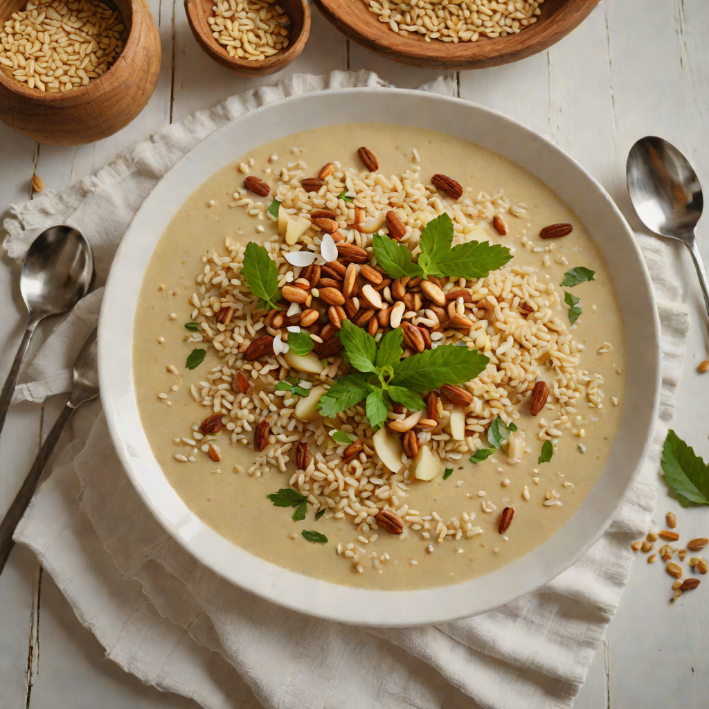 Coconut and Millet Porridge with Cardamom