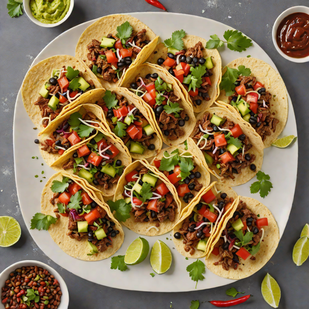 Hidden Spice Mexican Beef and Black Bean Tacos