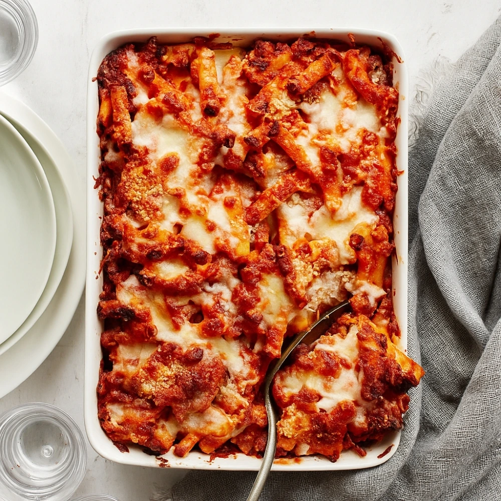 Most Crispy Baked Ziti