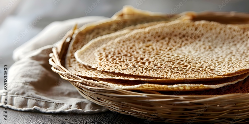 Authentic Injera Flatbread with Teff Flour