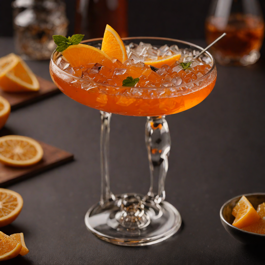 Smoky Bourbon Aperol Sour