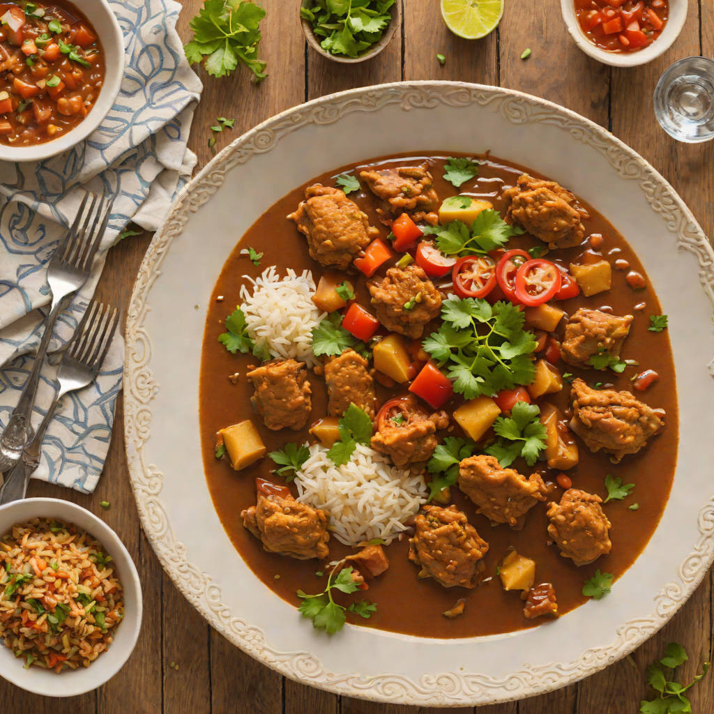 Slow-Simmered Berbere Chicken Stew with Injera Bites