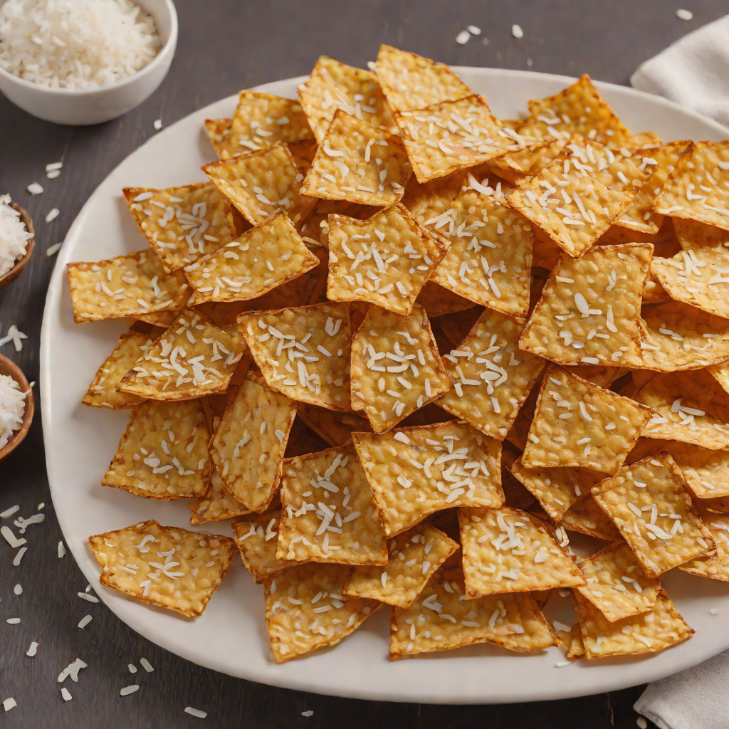 Baked Tiki-Style Taro Chips with Coconut Sea Salt