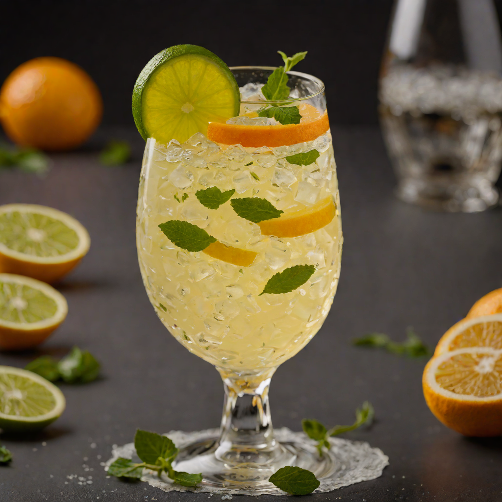 Layered Citrus Tanqueray Fizz