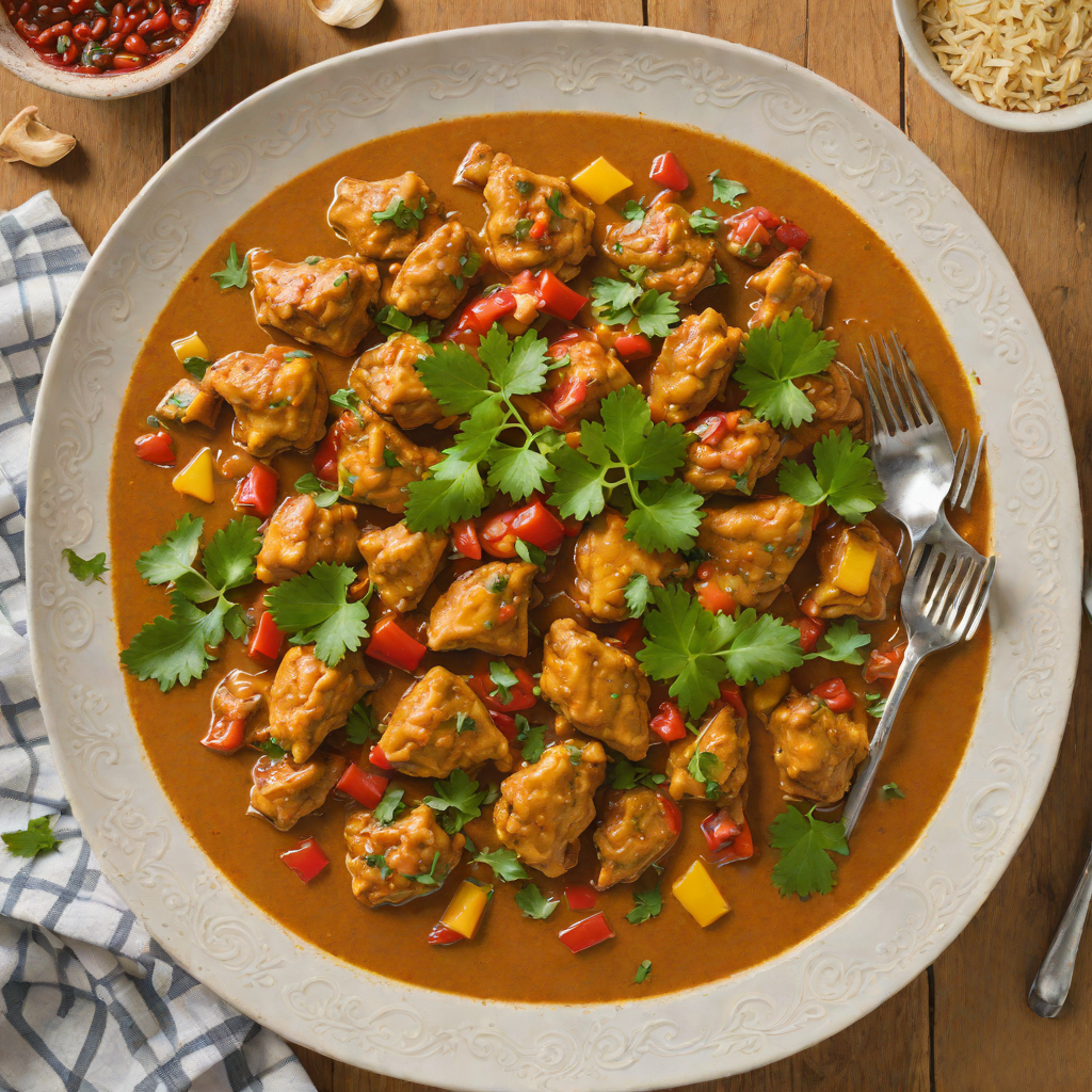 Coconut-Infused Berbere Chicken Curry with Ginger and Garlic